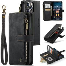 CaseMe Flip Leather Phone Case for iPhone 13 Pro Max