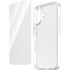 Mitec Iphone 16 Plus Case And Glass Bundle Clear