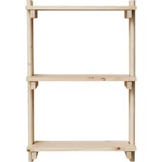 Form & Refine Beam Wall Shelf 3 Pine 60 cm Væghylde