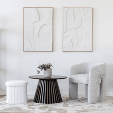 Polyester - Vita Pallar House Nordic Medford Vit Sittpuff