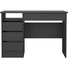 Skrivbord Tvilum FunctionPlus 1 Hylla 4 Lådor Matgrå Skrivbord
