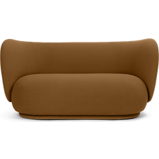 ferm LIVING Rico Grain Caramel Sofa 148cm 2 personers