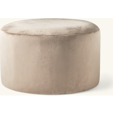 Søstrene Grene Puf 50 x 30 cm lysebrun Siddepuf 50cm
