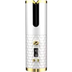 Haarstyler Kabelloser Lockenstab-Set Weiß