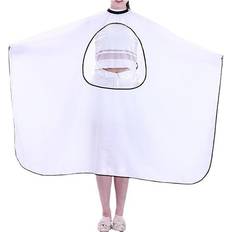 White Hair Cutting Capes Greenzech Hairdressing Robe Cloth Waterproof Barber Salon Cape Gown