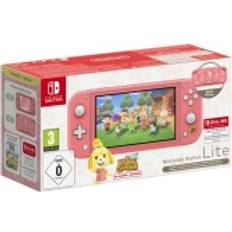 Nintendo Switch Lite Håndholdt Spillkonsoll Korall Animal Crossing New Horizons