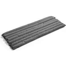 Tekstil Havebænke Havemøbler Hay Traverse Lounge Bench W Arm Quilted Cushion Black Pepper Havebænk