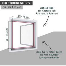 Plissee-Rollos Windhager Insektenschutzplissee ULTRA FLAT 100 120 cm grau