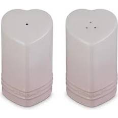 Le Creuset Hjärta Salt Peppar Set Shell Pink Kryddkvarn
