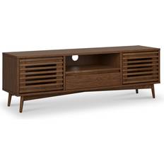 Roseland Furniture Kari Dark Oak 150cm Wide TV Unit TV Bench 150x49.5cm