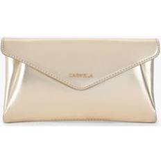 Carvela Clutches Carvela Megan Envelope Clutch Bag - Metallic Gold
