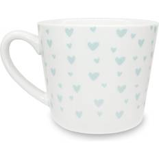 Lewis's Duck Egg Heart Mug Cup & Mug