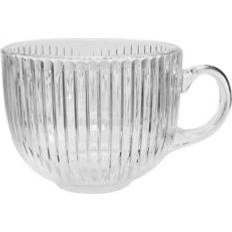 George Home Ribbed Cappuccino Single Mug Cup & Mug