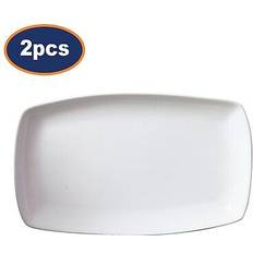 ARC Plate Platter Oblong Porcelain White Dishwasher 29cm 2pcs Serving Dish