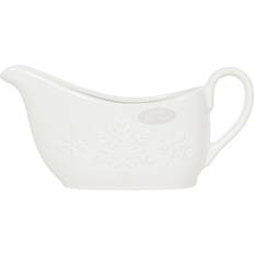White Sauce Boats Winter Snowflake Gravy - White Sauce Boat