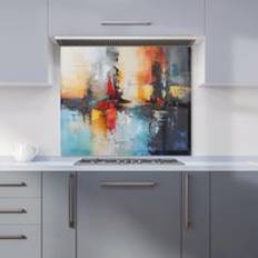 Splash Guards on sale Warren Reed City In Abstract Kitchen Splashback 700mm x 650mm Splash Guard