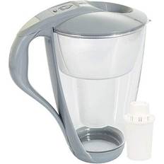 Dafi Water Filter Glass Jug Crystal Classic 2.0L with Free Filter Cartridge - Graphite Pitcher