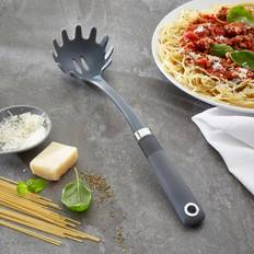 Grey Pasta Ladles Dunelm Nylon Spaghetti Serve W Soft Grip Handle - Grey Pasta Ladle