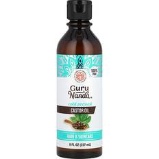 GuruNanda Cold Pressed Castor Oil 8 fl oz