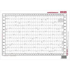 Jahresübersicht 12 Monate Kalendarium 2025