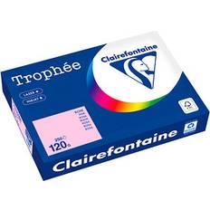 Rosa Kopieringspapper Clairefontaine 120g A4 Papper Ljusrosa 1210PC 250 Ark