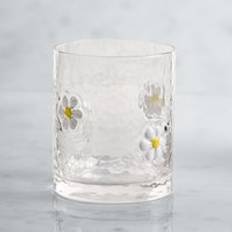 Handwash Tumblers Dunelm White Daisy Pressed Tumbler 38cl