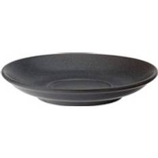 Black Saucer Plates Murra Ash Cappuccino 5.5in Pack of 6 Saucer Plate
