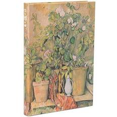 Cezanne's Terracotta Pots and Flowers Midi Lined Hardback Journal