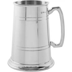 English Pewter Company Straight 2 Line Heavy Gauge Tankard 2 Pint Beer Glass