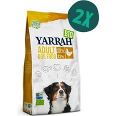 Yarrah Organic Adult Dry Dog Food With Chicken 2X 2Kg