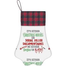 Pets Famgem Paw Christmas Stockings Buffalo Tartan Plaid for Cats Dogs