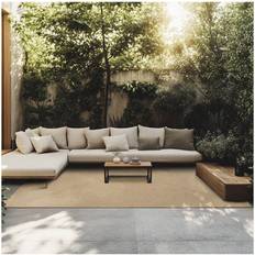 tectake Flätad Jutematta Vibe 200 x 290 cm Brun