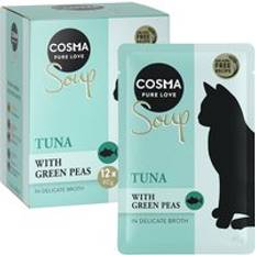 Cosma Soup 12 x 40g - Tuna with Green Peas