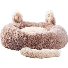 Pets H&O Direct 2.3ft Brown Pet Calming Bed 20 x 70 x 70 cm