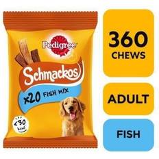Pets Pedigree 360 Schmackos Mixed Fish Dog Treats 18 x 144G
