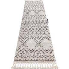 RUGSX Berber Runner 80cm x 250cm Yellow, Beige
