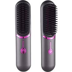 Haarstyler Uniq 2-in-1 Glättungsbürste mit Keramikplatten