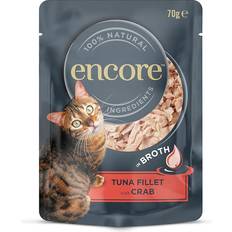 Pets Encore 100% Natural Wet Cat Food Pouch 16 x 70g