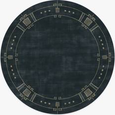Ruggable 245 Round Machine Washable Area Rug Blue