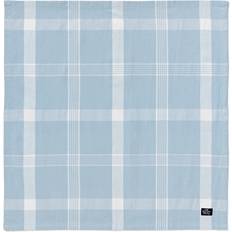 Lexington Checked Recycled Cotton Oxford Napkin Blue/White Stofserviet Blå, Hvid (50x50cm)