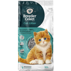 Breeder Celect Recycled Paper Cat Litter 30 L Pack of 1