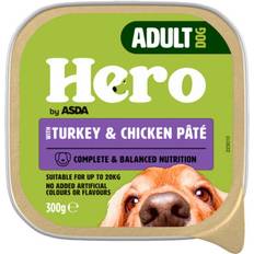 Hero Adult Dog Food Turkey & Chicken Pâte 300g