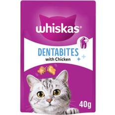 Whiskas Dentabites Adult Cat Treats with Chicken 40g