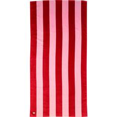 Hemtextil Redlunds Happy Stripe Frottéhandduk Rosa Handduk