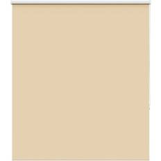 Gardiner & Tillbehör vidaXL Rullgardin Mörkläggningsbar Beige 135x150 cm Tyg Bredd 131,6 cm