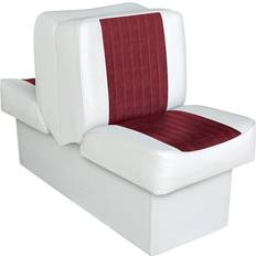 Rubber Boats Wise Wise Seating 10" Base Run-a-Bout Lounge Seat, White/Dark Red For Boats by West Marine