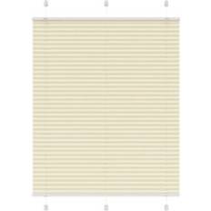 VidaXL Plisségardiner vidaXL Plisserad Persienn Cremefärgad 105x100 cm Tyg Bredd 104,4 cm