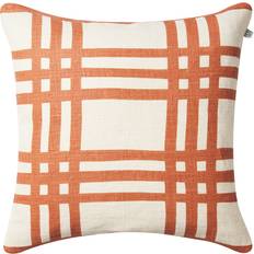 Hemtextil Chhatwal & Jonsson Shimla Kuddfodral 50x50 cm Apricot Kuddöverdrag Orange, Vit (50x50cm)