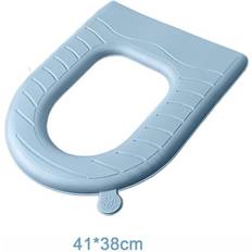 Pink Toilet Seats Zeuxo Waterproof Soft Toilet Seat Cover Mat'-blue