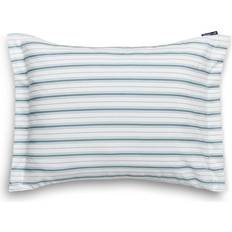 Lexington Örngott Lexington Striped Cotton Poplin 50x60 Vit Örngott Vit